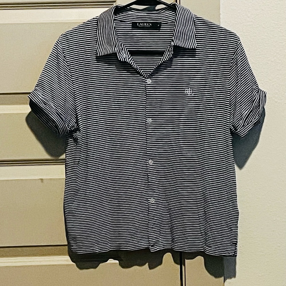 Woman’s classic-fit mesh polo shirt